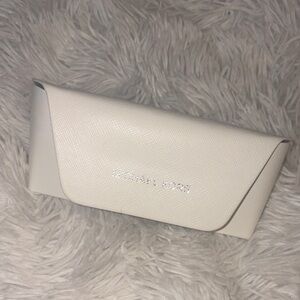 Michael Kors Chic White/OffWhite Glasses Case